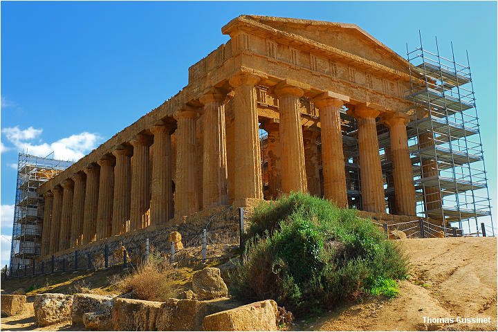 Accueil/Voyage en Sicile - Fvrier 2006 - Mise en ligne progressive/3me jour-Agrigento-La valle des temples - agrigento_0067_site